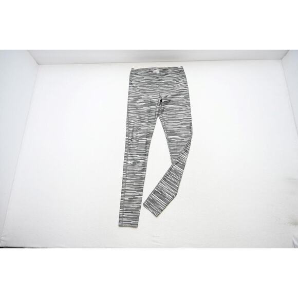 Under Armour Leggings HeatGear Compression Striped Pants Womens Size Medium - Picture 1 of 6